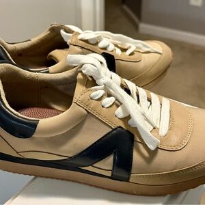 Stylish Tan and Black women’s Sneakers